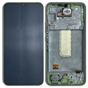 Samsung Galaxy A34 5G pantalla (verde claro) (con un marco) (original)