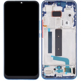 Xiaomi Mi 10T Lite 5G pantalla (azul) (con un marco) (original)
