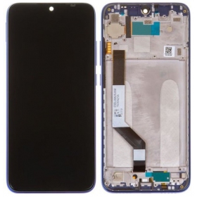 Xiaomi Redmi Note 7 pantalla (azul) (con un marco) (original)
