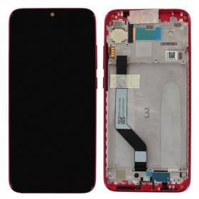 Xiaomi Redmi Note 7 pantalla (rojo) (con un marco) (service pack) (original)