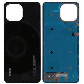 Xiaomi Mi 11 Lite 4G / 5G / 5G NE tapa trasera de la batería (negro) (original) (service pack)