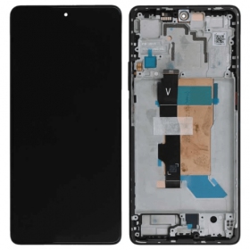 Xiaomi Poco F5 5G pantalla (negro) (con un marco) (original)