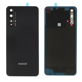 Huawei Honor 20 tapa trasera de la batería negro (Midnight Black) (usada grade C, original)