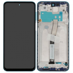 Xiaomi Redmi Note 9 Pro / Note 9S pantalla (azul) (con un marco) (Premium)