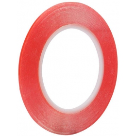 Cinta adhesiva de doble cara 6mm (transparente)