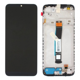Xiaomi Redmi 10C 2022 / Poco C40 pantalla (negro) (con un marco) (Premium)