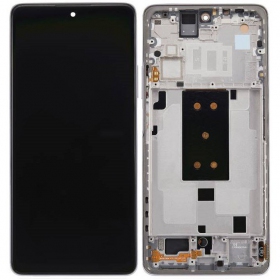 Xiaomi 11T 5G / 11T Pro 5G pantalla (blanco) (con un marco) (original)