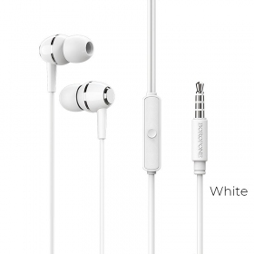 Manos libres Borofone BM36 3,5mm (Blanco)