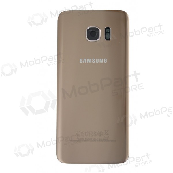 Samsung G935F Galaxy S7 Edge tapa trasera de la batería (dorado) (usada grade B Platinum, original)