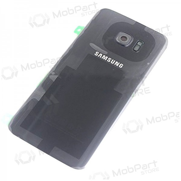 Samsung G935F Galaxy S7 Edge tapa trasera de la batería (negro) (usada grade A, original)