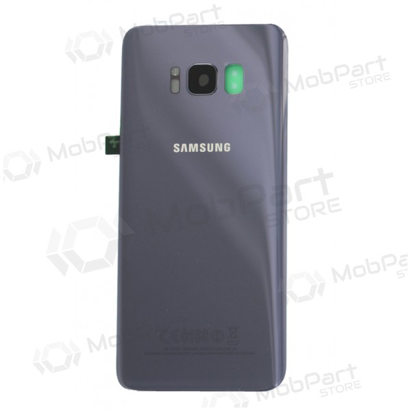 Samsung G950F Galaxy S8 tapa trasera de la batería violetinė (Orchid grey) (usada grade B, original) Samsung G950F Galaxy S8 tapa trasera de la batería violetinė (Orchid grey) (usada grade B, original)