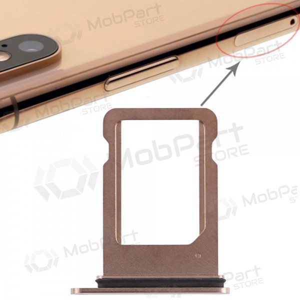 Apple iPhone XS Titular de la tarjeta SIM (dorado)
