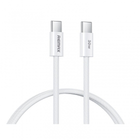 USB cable Remax RC-C010 USB-C to USB-C 30W 1.0m blanco