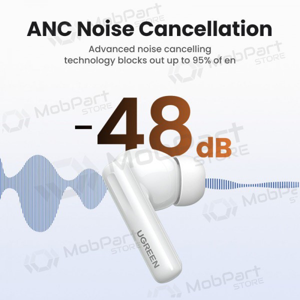 Inalámbricas ausinės Ugreen WS200 HiTune T6 Active Noise-Cancelling Earbuds