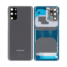 Samsung G985 / G986 Galaxy S20 Plus tapa trasera de la batería gris (Cosmic Grey) (usada grade C, original)
