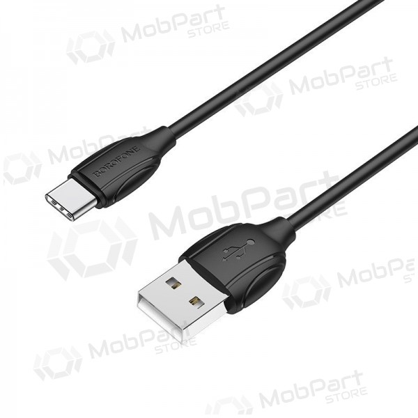 USB cable Borofone BX19 USB-A to USB-C 1.0m negro
