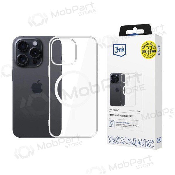 Funda 3mk Clear MagCase Apple iPhone 17 Pro Max