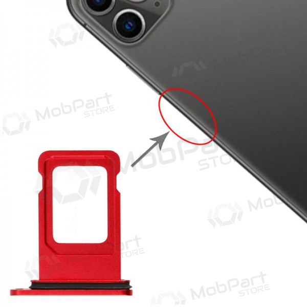 Apple iPhone 11 (Dual) Titular de la tarjeta SIM (rojo)