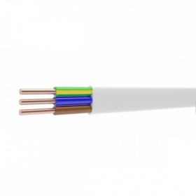 Cable de alimentación Lietkabelis YDYp 3x2,5 mm² de cobre PVC bobina de 100 m.