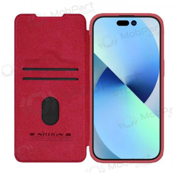 Apple iPhone 14 Plus funda „Nillkin Leather“ (rojo)