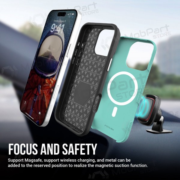 Apple iPhone 12, 12 Pro funda „Perfectionists“ (verde)