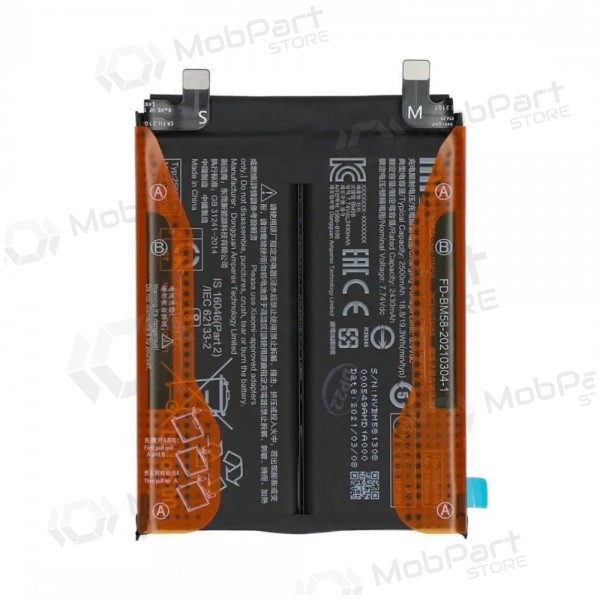 Xiaomi 11T Pro 5G bateria, akumuliatorius (BM58) (original)