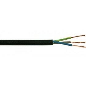 Cable flexible Elpar H05RR-F 3x1.5 mm² de cobre y goma 300/500 V