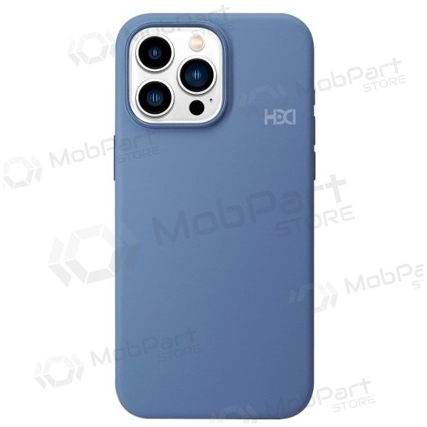 Funda HDD Silicone MagSafe Case Apple iPhone 15 azul oscuro