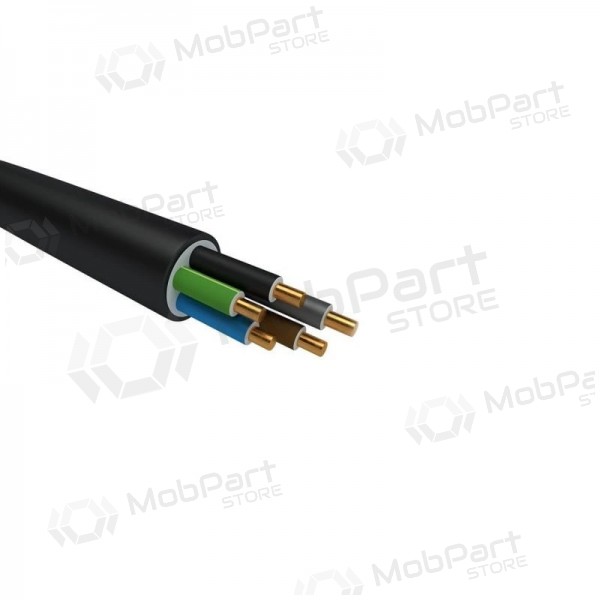 Cable de potencia Elpar N2XH-J 5x1.5 mm² de cobre XLPE CPR B2ca 0.6/1 kV monolítico.
