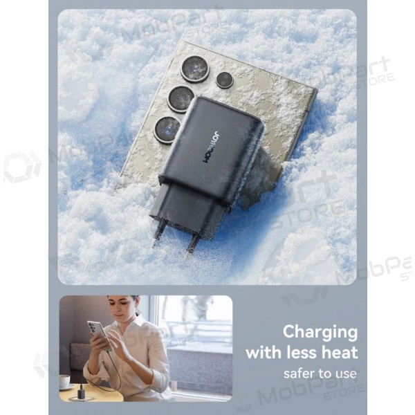 Cargador Joyroom JR-TCF23 USB-C 25W + USB-C to USB-C cable 1.0m negro