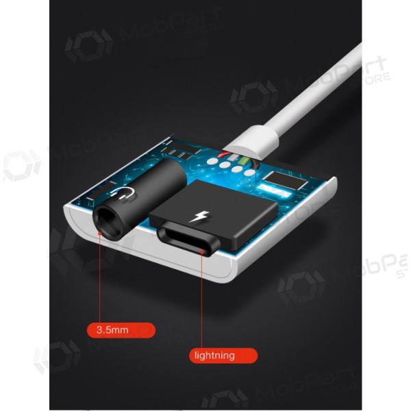 Adaptador bluetooth ADP13 iš Lightning į Lightning + 3,5mm (blanco)