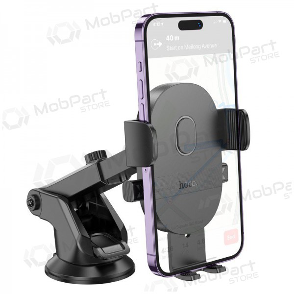 Soporte para teléfono de coche Hoco H19 negro
