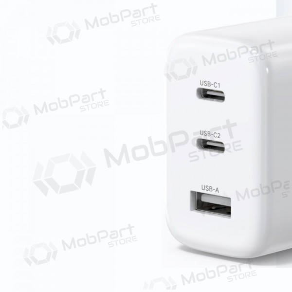 Cargador buitinis Ugreen CD275 2xUSB-C/USB-A 65W blanco