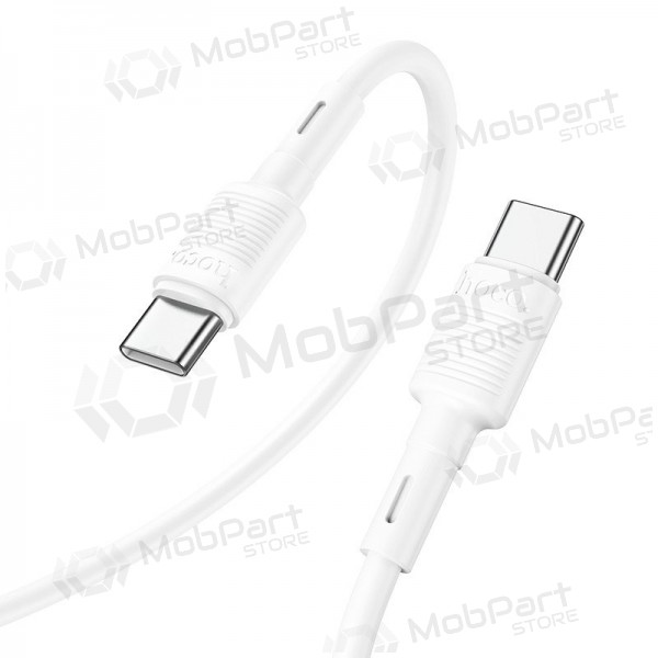 USB cable Hoco X83 60W Type-C to Type-C 1.0m blanco