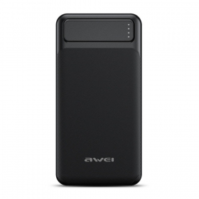 Batería externa Power Bank Awei P6K 5V/2.1A 20000mAh negro
