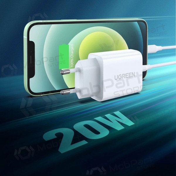 Cargador buitinis Ugreen CD137 USB-C 20W 3A blanco