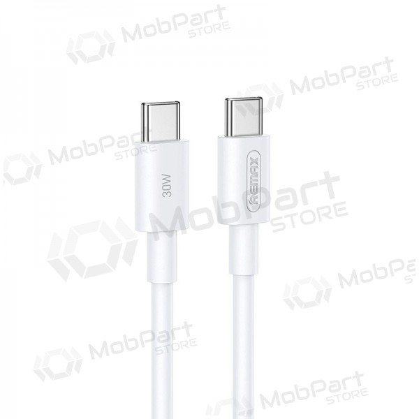 USB cable Remax RC-C021 USB-C to USB-C 30W 1.0m blanco