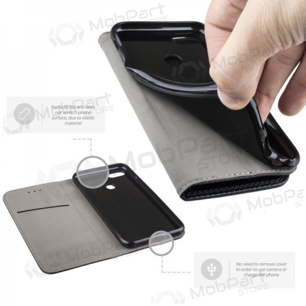 Xiaomi Redmi A5, Poco C71 (173,45x79,35x8,45) funda - Smart Magnet (negro)