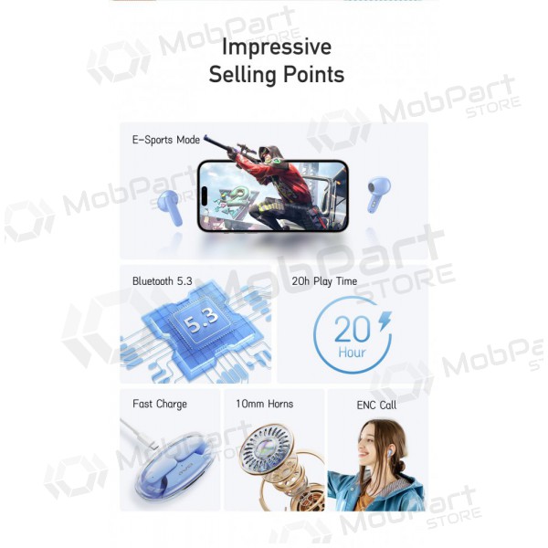 Inalámbricas ausinės Awei T68