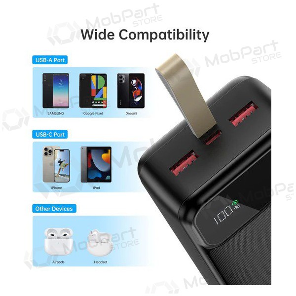 Batería externa Power Bank Choetech B730 22.5W 30000mAh negro