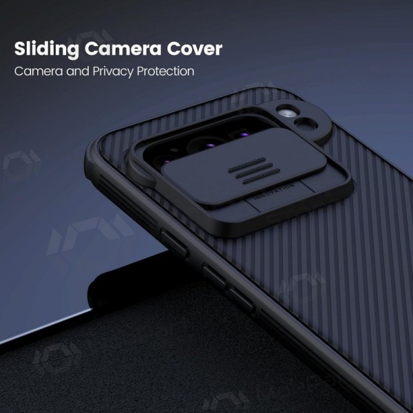 Google Pixel 7 funda „Nillkin CamShield Pro“ (negro)