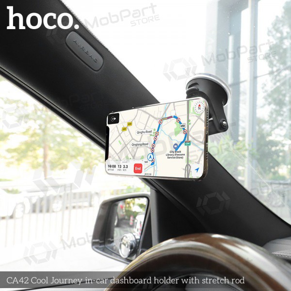 Soporte para teléfono de coche Hoco CA42 Cool Journey, mounted on the dashboard, magnetic