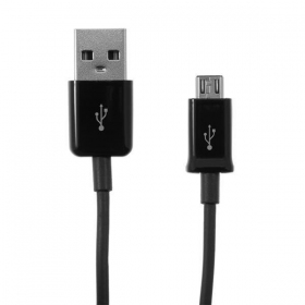 USB cable microUSB (negro) 1.0m