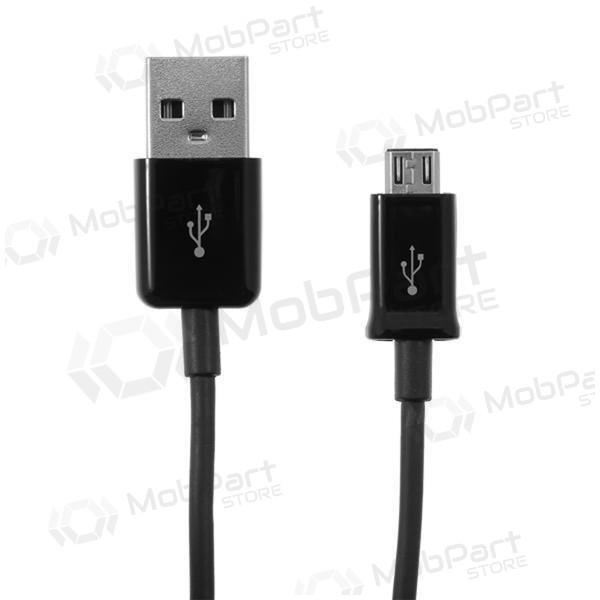 USB cable microUSB (negro) 1.0m