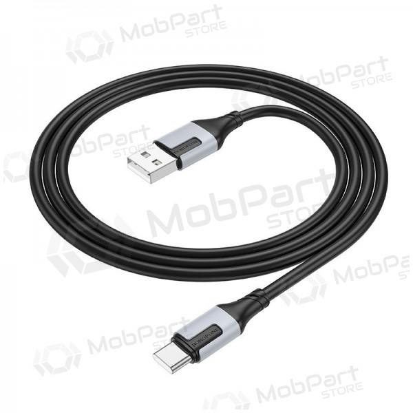 USB cable Borofone BX101 USB-A to USB-C 1.0m negro
