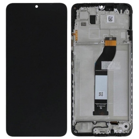 Xiaomi Redmi 13C 5G pantalla (negro) (con un marco) (original)