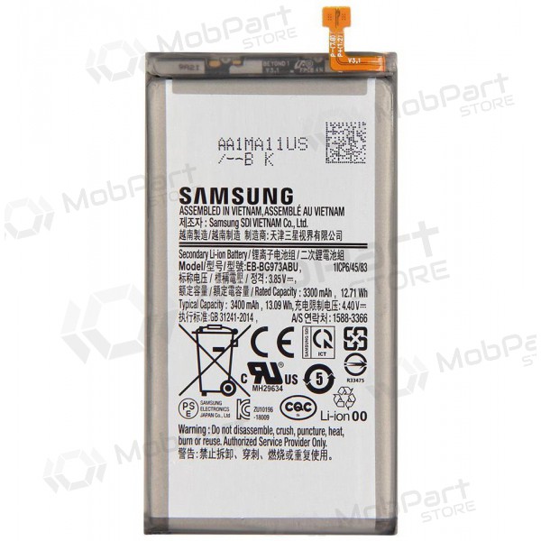 Samsung Galaxy S10 bateria, akumuliatorius (original) Samsung Galaxy S10 bateria, akumuliatorius (original)