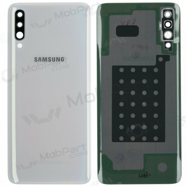 Samsung A705 Galaxy A70 2019 tapa trasera de la batería (blanco) (usada grade B, original) Samsung A705 Galaxy A70 2019 tapa trasera de la batería (blanco) (usada grade B, original)