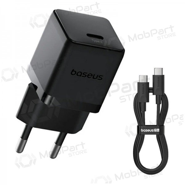 Cargador Baseus Palm 20W USB-C + USB-C to USB-C cable 1.0m negro P10111602113-01