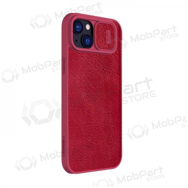 Apple iPhone 14 Plus funda „Nillkin Leather“ (rojo)